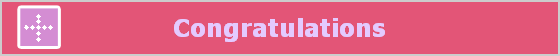 Congratulations